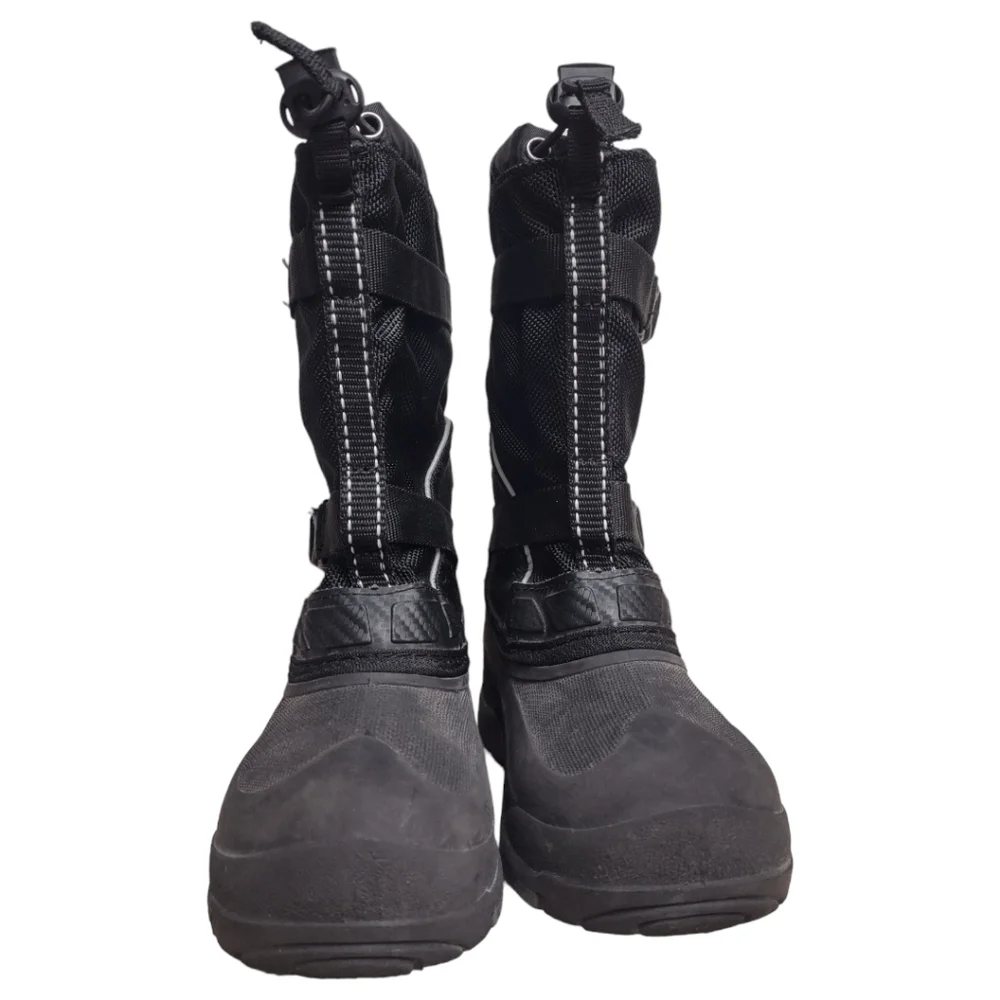 Kamik Glacial Black Waterproof Winter Boots Unisex Youth Size 1